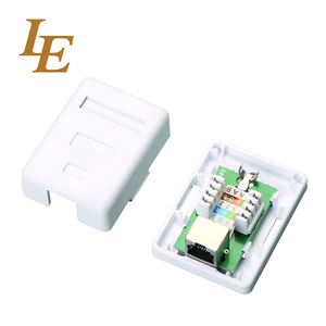 Caja de Montaje en Superficie CAT5E RJ45, Caja de Montaje en Superficie UTP Krone IDC para Conector PCB STP Cat.5e - Product Image 5