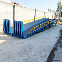 Rampe de quai robuste antidérapante en maille pour le manutention de conteneurs et le déchargement en entrepôt