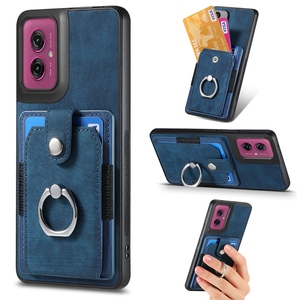 Funda con Anillo Elástico para Moto G35/G55/<span class=keywords><strong>G</strong></span> Play 5G 2024, Funda Tipo Cartera Retro para Redmi 14C 4G - Product Image 3