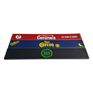 Tapis de bar personnalisé antidérapant avec rainures de drainage, imperméable, résistant à l'huile, avec motif et taille personnalisables - Product Image 2