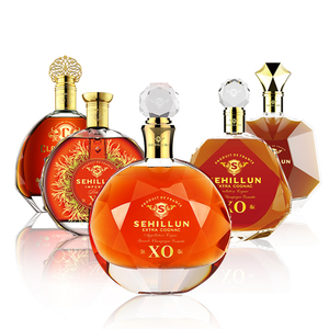 Alcool 1 Litre Prix <span class=keywords><strong>Tequila</strong></span> avec Bouchon en Liège Vodka pour Liqueur 750 ml Bouteilles en Verre pour Liqueur - Product Image 1