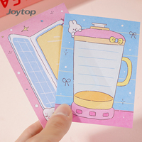 Joytop Blocs-notes à feuilles mobiles imperméables, design animaux de dessin animé, colorés, pour bureau et école, écologiques, papier artistique de haute qualité
