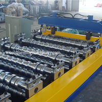 Machine de formage à froid de tuiles de toiture trapézoïdales en acier IBR de haute qualité, contrôlée par système PLC Delta