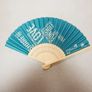 Chinese folding fan craft hand fans for weddings