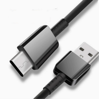 Kabel Data USB-A USB-C Pengisian Cepat Premium 1.2m 15W 9V untuk S8/S8+/S9/S9+/S10/S10+/Note 8/9 Logam Plastik Nilon PVC/Nilon