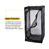 Habitat pliable pour papillons, terrarium pour reptiles, cage en maille pour insectes, cage d'élevage d'insectes