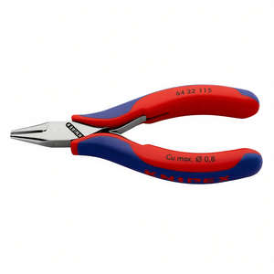 คีมตัดอิเล็กทรอนิกส์ Knipex รุ่น 64 22 115 Cu ขนาดสูงสุด 0.8 มม. ผลิตในประเทศเยอรมนี - Product Image 1