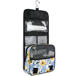 Flowers Patterns Wholesale Customs Logo Hanging Fashion Toiletry <b>Bag</b> <b>Men</b> Women Travel Cosmetic <b>Bag</b> Waterproof <b>Wash</b> <b>Bag</b> - Product Image 3