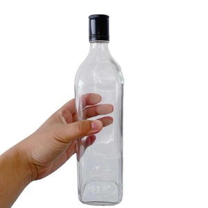 Bouteilles en verre de 750 ml de whisky saoudien King <span class=keywords><strong>Robert</strong></span> avec bouchon à vis noir imprimé pour cadeaux, emballées en carton - Product Image 3