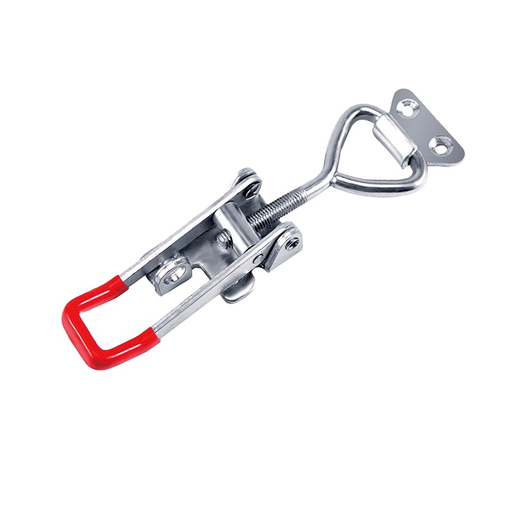 Heavy Duty Adjustable Toggle Clamp Stainless Steel Toggle Clamp with Lock Eye for Vehicle Equipment J1104