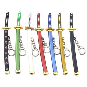 Nouveau <span class=keywords><strong>Mini</strong></span> Sanemi Katanas démon tueur épée jouet porte-clés Tanjirou fourreau Ninja couteau épée arme modèle métal <span class=keywords><strong>Katana</strong></span> porte-clés - Product Image 5