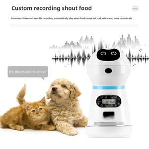 <span class=keywords><strong>Robot</strong></span> d'alimentation automatique pour animaux de compagnie Plateau d'alimentation intelligent pour chats chiens Bols solides pour chiens - Product Image 6