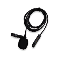 Casque Microphone Collier Microphone Câble De Charge pour Émetteur Récepteur Mp3 Casque