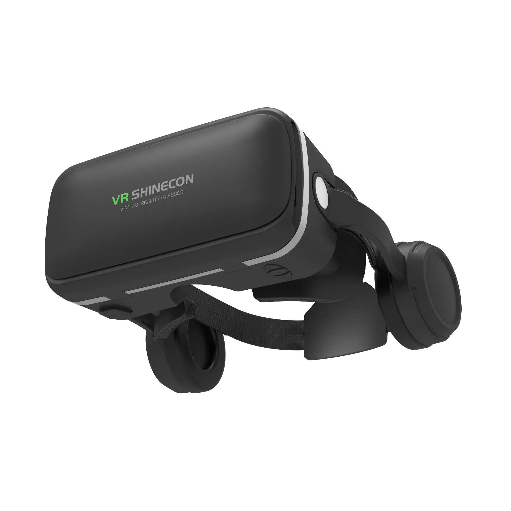 Gafas de realidad virtual 3d con auriculares, lentes asféricos, proporciona una imagen más nítida, HD, alta calidad