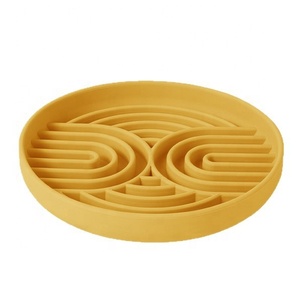 Custom Portable Drinking Eating Puppy Essentials Silicone <b>Mat</b> Pet <b>Cat</b> Slow Feeder Dog Food Bowl - Product Image 5