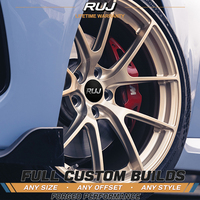Jantes forgées en bronze RUJ Custom Apex VS5RS 16 17 18 19 pouces 5*112 5*120.65 pour Chevrolet Corvette C5 C6 Benz C300 C43 AMG VW Golf
