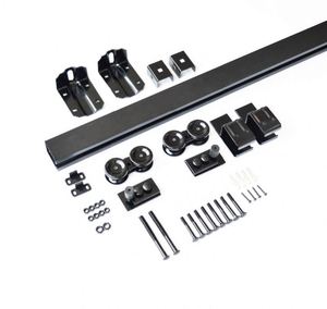 Kit de Puerta Exterior Doble WEKIS, Diseño Clásico Moderno de Casa de Campo del Sur, Garaje, Acero Duradero, Caja de Tornillos de Latón - Product Image 1