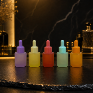 Wholesale Luxury Frosted Color Dropper Bottle Matte <b>Glass</b> Serum Bottle for Cosmetic Essential Oil Liquid - Product Image 1