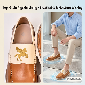 <span class=keywords><strong>Mocasines</strong></span> Brounvanm para <span class=keywords><strong>Hombre</strong></span>, Estilo Slip-On, Lavados, Nuevos 2026, Ligeros, Transpirables, con Suela Gruesa, Casuales - Product Image 5