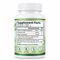Compléments alimentaires COQ10 en capsules pour soutenir l'énergie des adultes avec multivitamines - Vegan et sans gluten