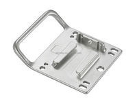 Placa de Montaje de Acero Inoxidable/Aluminio Mecanizada con Precisión con Acabado Anodizado Rosa para Resistencia a la Corrosión y Montaje Estable