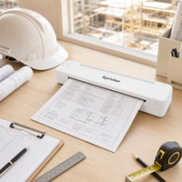 Imprimante thermique sans encre portable A4 sans fil Xprinter T8 pour l'impression de documents sur les chantiers de construction