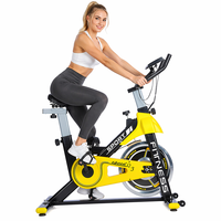 Bicicleta de Spinning para Interiores Q3, Resistente, Capacidad de 150 kg, Bicicleta de Ejercicio con Transmisión por Correa Suave y Resistencia a la Fricción