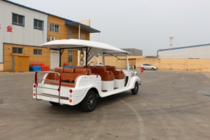 Xe điện cổ điển 11 chỗ ngồi, dung tích lớn, thiết kế retro <span class=keywords><strong>d</strong></span>ành cho khu nghỉ <span class=keywords><strong>d</strong></span>ưỡng, điểm tham quan du lịch và công viên giải trí - Product Image 5