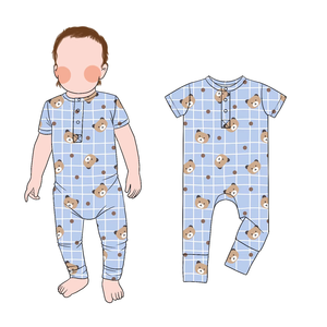 Mono de Manga Corta Little Glow para Niños Pequeños, Estilos de Primavera y <span class=keywords><strong>Verano</strong></span> para Bebés, Ropa de Tela Cómoda con Estampado Personalizado - Product Image 5