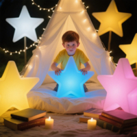 ESmartlive Bunte Plastik-Weihnachtsbaumbeleuchtung 6000K Tageslicht LED-Lichterkette IP65 Dimmbar für Außendekoration