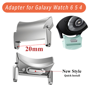 Adattatore Adattatore per <span class=keywords><strong>Samsung</strong></span> Galaxy <span class=keywords><strong>Watch</strong></span> 6 Classico 43 47mm 46 42mm Connettore in metallo per <span class=keywords><strong>Samsung</strong></span> <span class=keywords><strong>Watch</strong></span> <span class=keywords><strong>5</strong></span> 4 40mm 44mm - Product Image 2