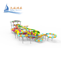 Toboggans aquatiques en fibre de verre d'occasion à vendre Pièces de toboggan aquatique en fibre de verre Fabricants de toboggans aquatiques pour parcs aquatiques