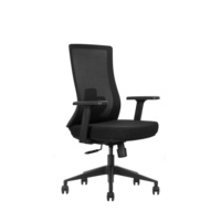 Chaise de bureau ergonomique en maille d'ordinateur de haute qualité à prix réglable et pivotante