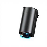 Diffuseur d'aromathérapie intelligent en alliage d'aluminium pour voiture, à fixer sur la grille d'aération, distributeur de brume parfumée décoratif, anti-moustiques et désodorisant
