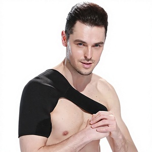 Attelle d'épaule réglable respirante et écologique de qualité supérieure pour le sport, le fitness, le travail et l'usage quotidien – Compression unisexe douce - Product Image 1