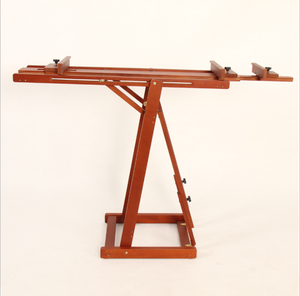 Chevalet à cadre en H en noyer de haute qualité Chevalet de peinture de studio polyvalent pour artistes Nouveau produit - Product Image 4