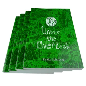 China Offset Printing Factory Cheap Price Novel Softcover Book Printing With Embossed,Cmyk Softcover Book Print Service