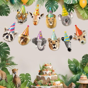 DAAMI <span class=keywords><strong>Safari</strong></span> animales cartel <span class=keywords><strong>de</strong></span> feliz cumpleaños para decoración <span class=keywords><strong>de</strong></span> fiesta <span class=keywords><strong>de</strong></span> cumpleaños <span class=keywords><strong>de</strong></span> animales guirnalda para chico Wild Zoo suministros <span class=keywords><strong>de</strong></span> fiesta <span class=keywords><strong>de</strong></span> cumpleaños - Product Image 1