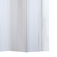 Porte d'accordéon en PVC de 0.6mm d'épaisseur avec charnière souple