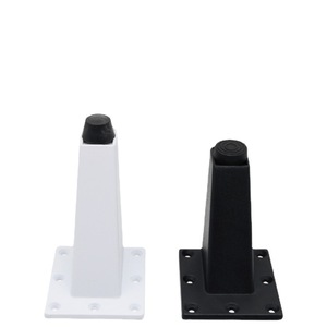Pieds de meubles coniques en alliage d'aluminium Xin Shun, noir et blanc, pour armoires et tables, pieds inclinés, style luxe léger - Product Image 5