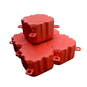 500*500*400MM HDPE quai flottant ponton plate-forme pont/cage de pêche modulaire <span class=keywords><strong>Marina</strong></span> PC GZZH Guangdong - Product Image 1