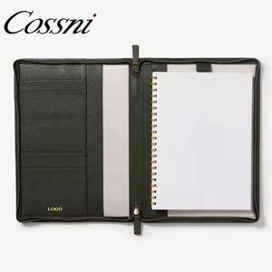 Cossni personnalisé A5 planificateur en cuir Journal cahier <span class=keywords><strong>livre</strong></span> veste couverture classique affaires fermeture éclair voyage végétalien cuir <span class=keywords><strong>livre</strong></span> manchon - Product Image 1