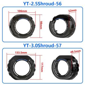 ฝาครอบไฟวงแหวน 5D Angel Eye ขนาด 2.5 3 นิ้ว สี่เหลี่ยม พลาสติก ติดตั้งง่าย สำหรับตกแต่งไฟรถยนต์ - Product Image 3