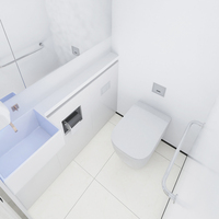 Vente directe usine – Toilettes conteneurs portables pré-câblées avec lavabos en acier inoxydable, déploiement rapide, pour usage extérieur, alimentation solaire