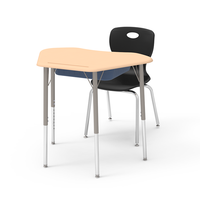 Bureau de classe direct de l'usine nouvelle table de bureau de mode de haute qualité mobilier scolaire personnalisé avec chaise bureau d'étudiant et chaise