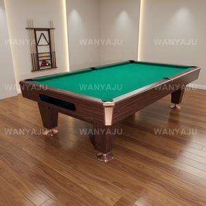 โต๊ะพูล 9 ฟุต รุ่นยอดนิยม สำหรับคลับเชิงพาณิชย์  แบบมืออาชีพ  พร้อมระบบส่งลูกอัตโนมัติ  ขาไม้เนื้อแข็งแบบอเมริกัน - Product Image 6