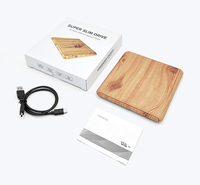 Wood Grain USB 3.0 External Optical Drive CD DVD Burner Computer Notebook Mobile Player