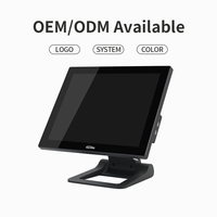 Terminal Punto de Venta con Pantalla Táctil de 15.6 Pulgadas y Pantalla para Clientes de 11.6 Pulgadas, Fabricación ODM OEM para Comercio Minorista