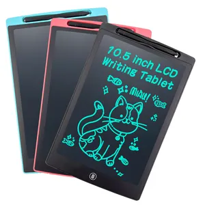 Papan gambar ajaib Digital tablet menulis lcd 10.5 inci pad tulisan tangan mainan batang lewat sertifikat grosir untuk anak-anak