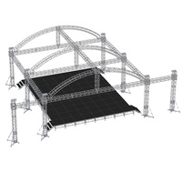 Pantalla de luz de escenario, armazón de altavoz, armazón de torre de elevación con soporte de manivela, precio holesale 250KG G